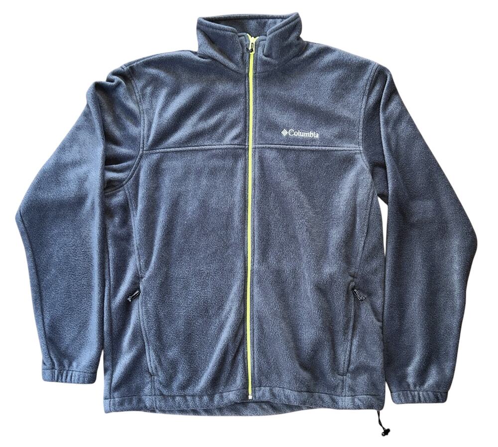 Columbia Steens Mountain 2.0 Full-Zip Gray Fleece Jacket Men's Large
